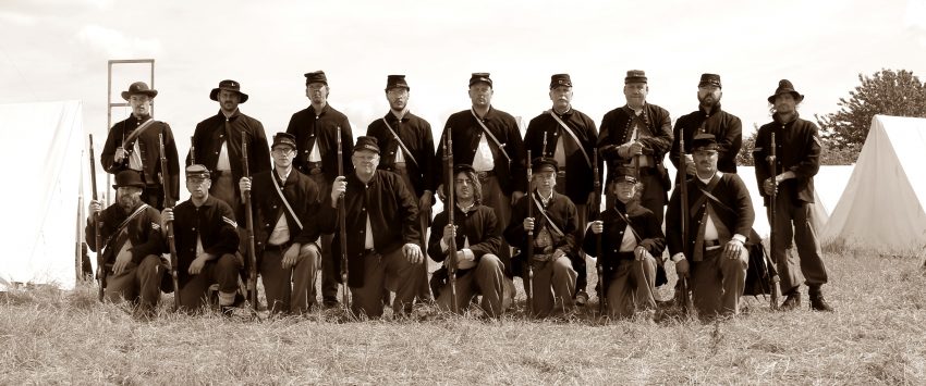 Gruppenfoto aus dem Reenactment 2019 in Walldürn